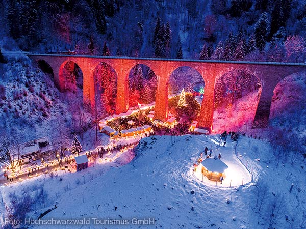 Stimmungsvoller Advent in der Ravennaschlucht